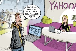 MASSIVE DATA BREACH AT YAHOO by Patrick Chappatte