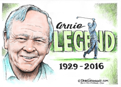 ARNOLD PALMER TRIBUTE  by Dave Granlund