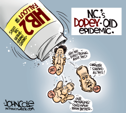 LOCAL NC EPIDEMIC OF IMBECILES  by John Cole