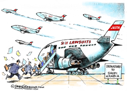 9/11 LAWSUITS VS SAUDIS  by Dave Granlund