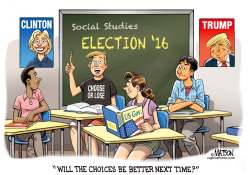 FIRST TIME VOTERS IN SOCIAL STUDIES CLASS- by R.J. Matson