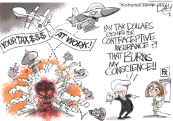 ATTACK ON RELIGION   by Pat Bagley
