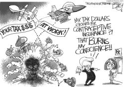 ATTACK ON RELIGION by Pat Bagley