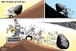 COLOMBIA PEACE DEAL by Paresh Nath