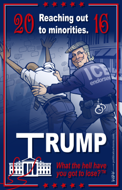 TRUMP ON STOP-AND-FRISK by Kirk Anderson