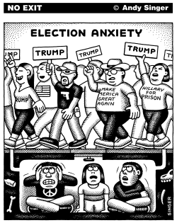 ELECTION ANXIETY by Andy Singer