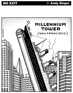 MILLENNIUM TOWER SAN FRANCISCO by Andy Singer