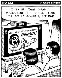 Direct Marketing Drugs Opiates by Andy Singer