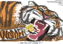PUSSY GRABBER  by Pat Bagley