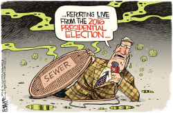 SEWER ELECTION  by Rick McKee