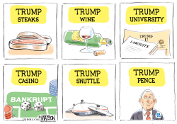 THE TRUMP BRAND RUBS OFF ON MIKE PENCE- by R.J. Matson