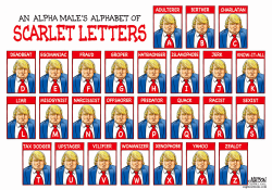 THE TRUMP SCARLET LETTERS- by R.J. Matson