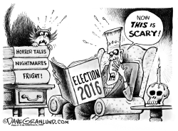 ELECTION 2016 SCARY  by Dave Granlund