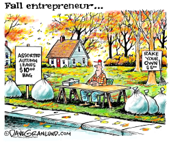 AUTUMN LEAVES  by Dave Granlund