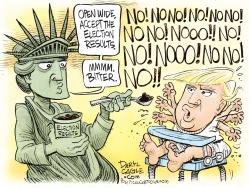 TRUMP ACCEPTING ELECTION RESULTS  by Daryl Cagle