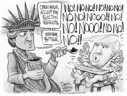 TRUMP ACCEPTING ELECTION RESULTS by Daryl Cagle