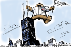 CUBS WIN by Milt Priggee
