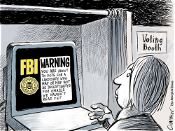 FBI WARNING by Patrick Chappatte