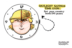 DAYLIGHT SAVINGS TIME ENDS by Jimmy Margulies