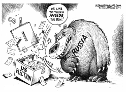 RUSSIA AND US ELECTION by Dave Granlund