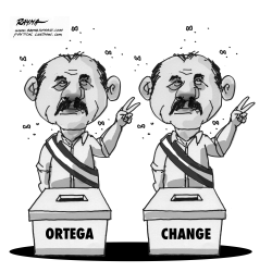 ELECTIONS IN NICARAGUA BW by Rayma Suprani