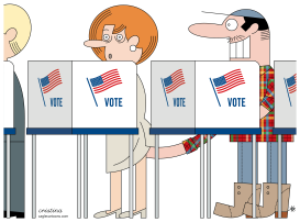 VOTING FOR TRUMP by Cristina Sampaio