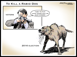 ELECTION DAY TO KILL A RABID DOG by J.D. Crowe