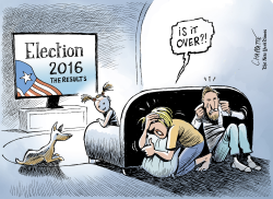 CAMPAIGN 2016 THE FINAL STRETCH by Patrick Chappatte