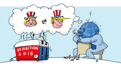 US ELECTION 2016 by Emad Hajjaj