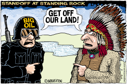STANDOFF AT STANDING ROCK by Monte Wolverton
