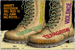 FILLING ARAFATS BOOTS   by Monte Wolverton