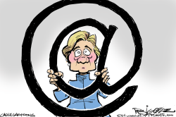 LOCK HER UP by Milt Priggee