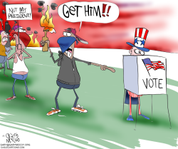 RIOTERS AGAINST VOTING by Gary McCoy