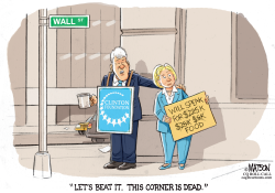 BILL AND HILLARY CLINTON ON WALL STREET TODAY- by R.J. Matson