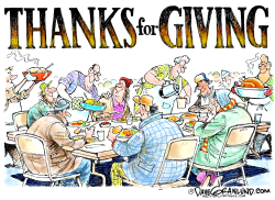 THANKS FOR GIVING  by Dave Granlund