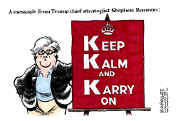 TRUMP CHIEF STRATEGIST STEPHEN BANNON  by Jimmy Margulies