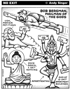 MAILMAN OF THE GODS by Andy Singer