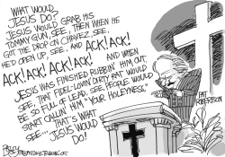 WHO WOULD JESUS ASSASSINATE? by Pat Bagley