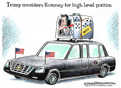 TRUMP CONSIDERS ROMNEY  by Dave Granlund