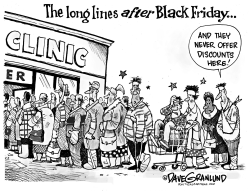 AFTER BLACK FRIDAY by Dave Granlund