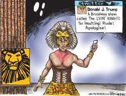 THE LYIN KING by Kevin Siers