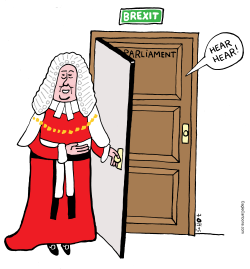 BREXIT AT THE COURT by Schot