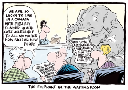 ELEPHANT IN THE WAITING ROOM by Ingrid Rice