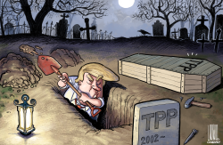 TRUMP'S CLAIM ON TPP by Luojie