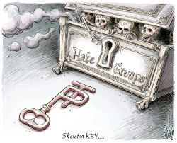THE RISE OF HATE  by Adam Zyglis