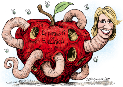 BETSY DEVOS REPOST by Daryl Cagle