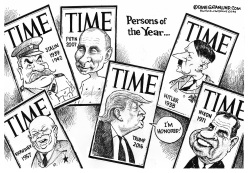 TRUMP PERSON OF YEAR 2016 by Dave Granlund