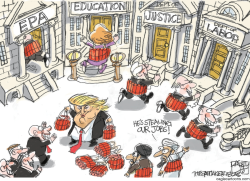 WAR ON GOVERNMENT  by Pat Bagley