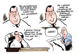 GOVERNOR CHRISTIE RECORD LOW POLL NUMBERS COLOR by Jimmy Margulies