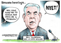 TILLERSON SEC STATE NOMINEE  by Dave Granlund